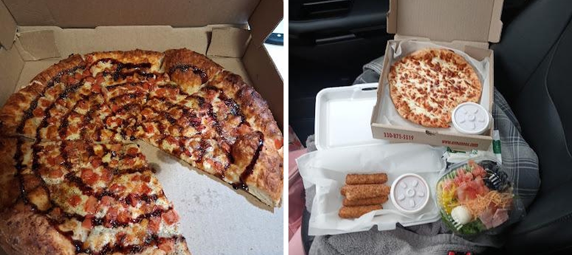 Ermanno's Pizza Menu