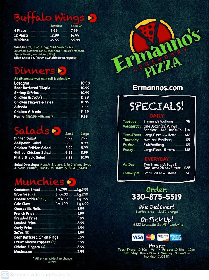 Ermanno's Pizza